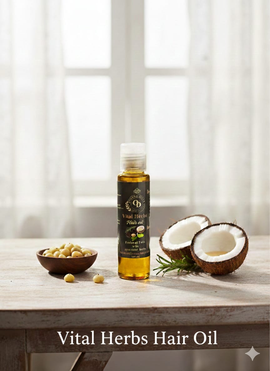Vital Herbs Herbal Hair Oil – Balon ki Growth, Strength aur Shine ke liye