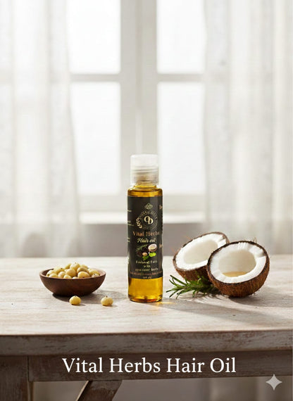 Vital Herbs Herbal Hair Oil – Balon ki Growth, Strength aur Shine ke liye