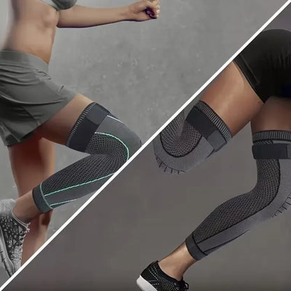 2 Pcs Leg Warmer with Belt - Gym Compression Knee Pad with Strap -2 Pcs Leg Warmer with Belt