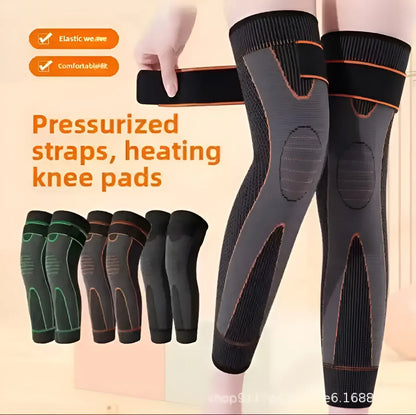 2 Pcs Leg Warmer with Belt - Gym Compression Knee Pad with Strap -2 Pcs Leg Warmer with Belt