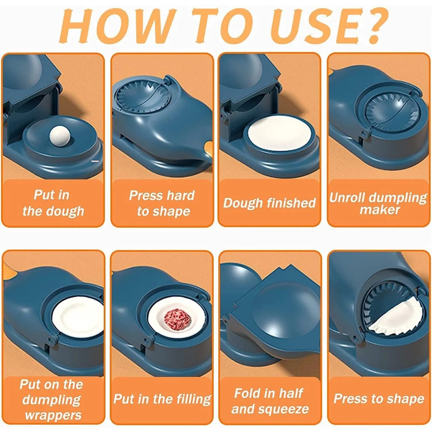 2 In 1 Samosa & Kachori Maker, LARGE SIZE Dumpling Maker Machine, Make Delicious Samosa/ Kachori Quickly